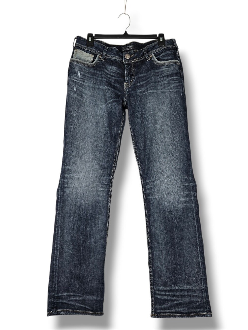 Silver Suki Low Rise Straight Leg Jean Womens Size 32 - Picture 8 of 15